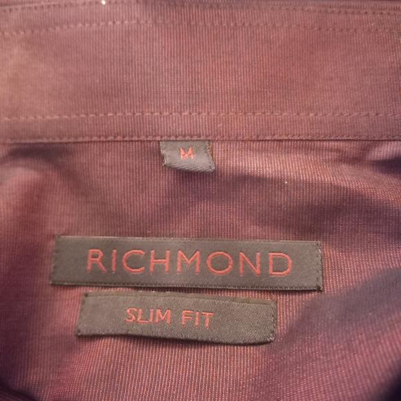 New With Tags Men's Richmond Evening Wear Long Sleeve Shirt - Picture 9 of 9